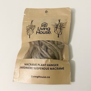 Living House Macrame Plant Hanger